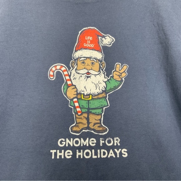 Life is Good “Gnome for the Holidays” Crew Neck Crusher T-Shirt Women’s Medium. - Picture 3 of 7